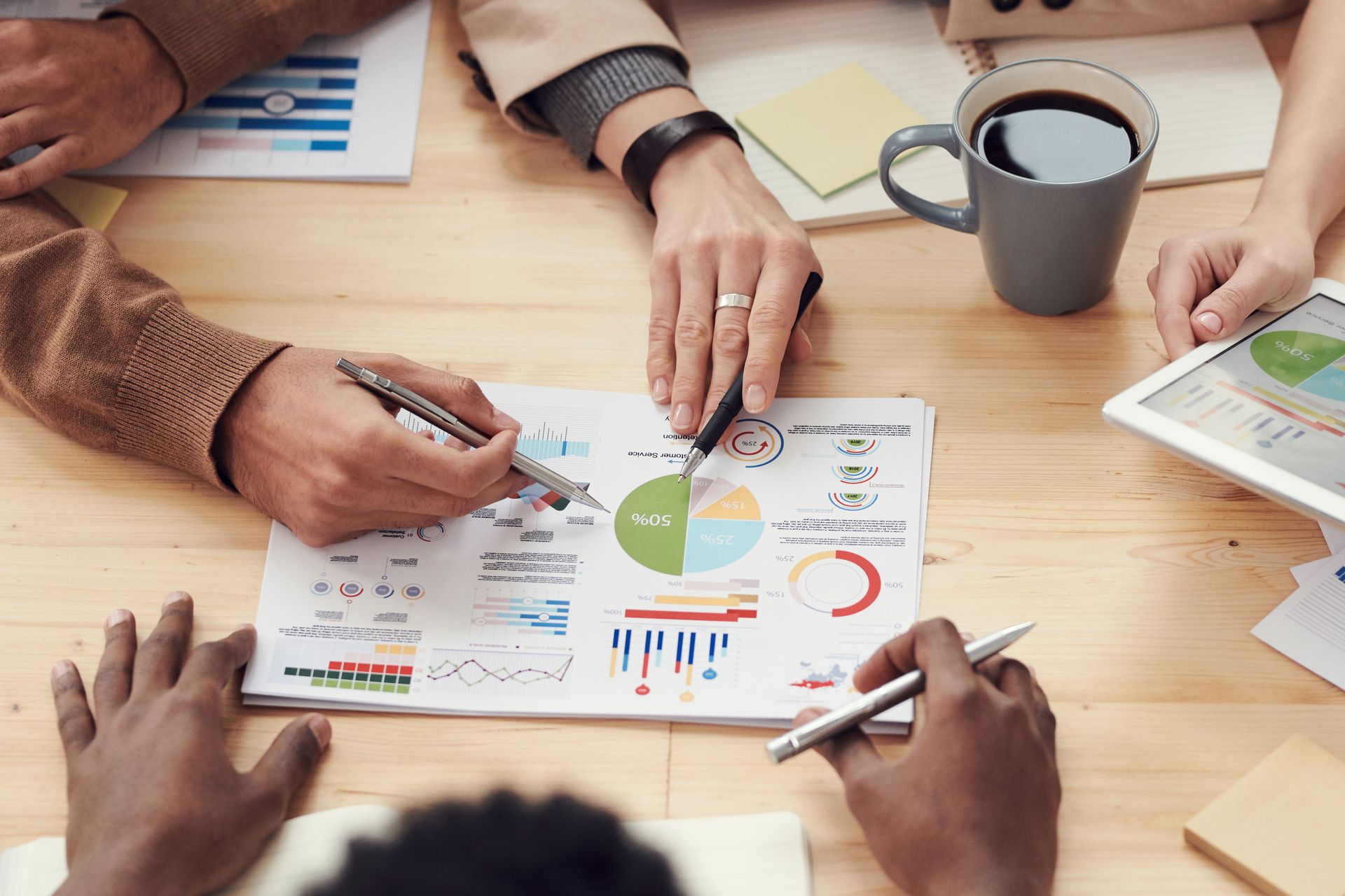 Support professionals working together